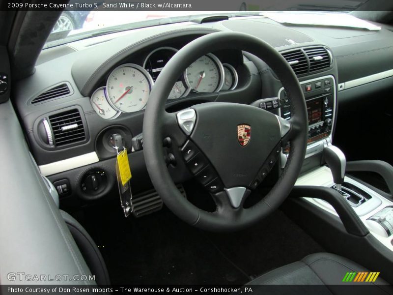 Sand White / Black w/Alcantara 2009 Porsche Cayenne Turbo S