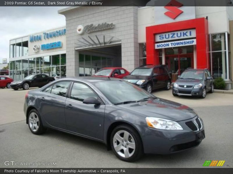 Dark Steel Gray Metallic / Ebony 2009 Pontiac G6 Sedan