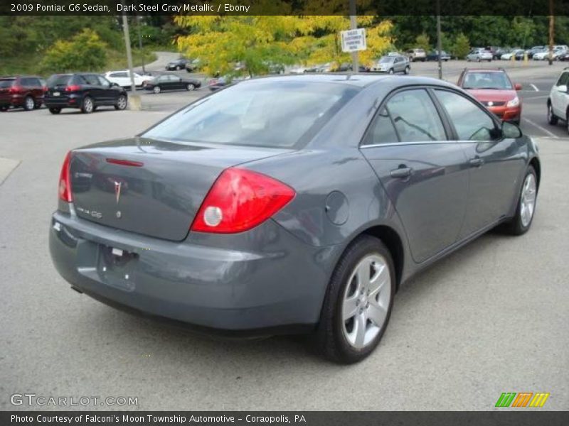 Dark Steel Gray Metallic / Ebony 2009 Pontiac G6 Sedan