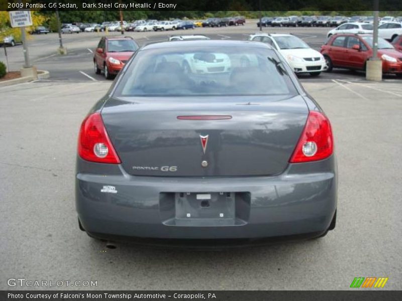 Dark Steel Gray Metallic / Ebony 2009 Pontiac G6 Sedan