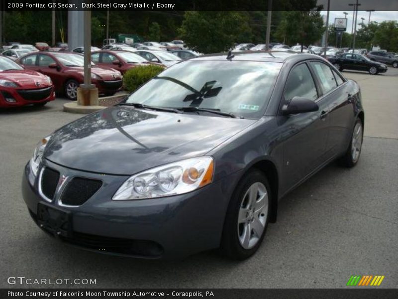 Dark Steel Gray Metallic / Ebony 2009 Pontiac G6 Sedan