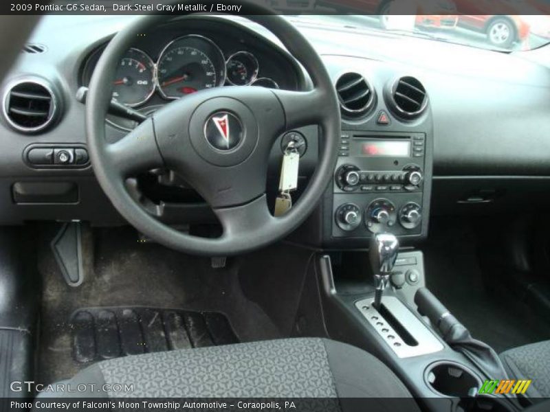 Dark Steel Gray Metallic / Ebony 2009 Pontiac G6 Sedan
