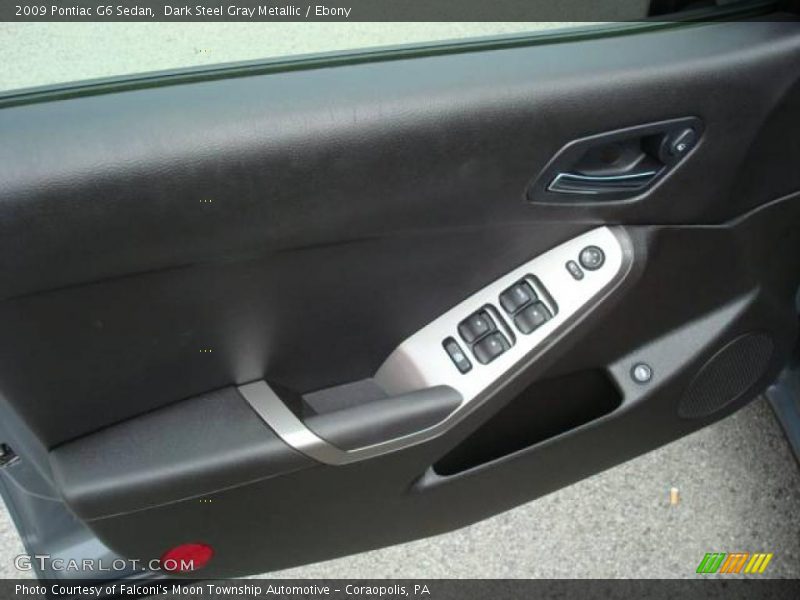 Dark Steel Gray Metallic / Ebony 2009 Pontiac G6 Sedan