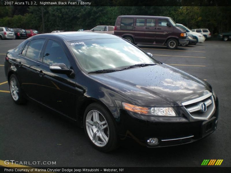 Nighthawk Black Pearl / Ebony 2007 Acura TL 3.2