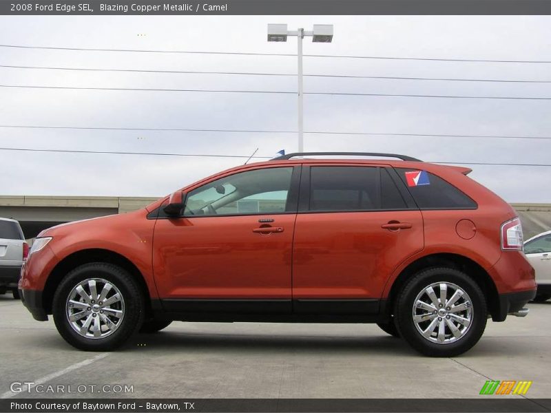Blazing Copper Metallic / Camel 2008 Ford Edge SEL