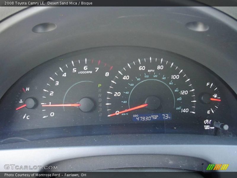 Desert Sand Mica / Bisque 2008 Toyota Camry LE