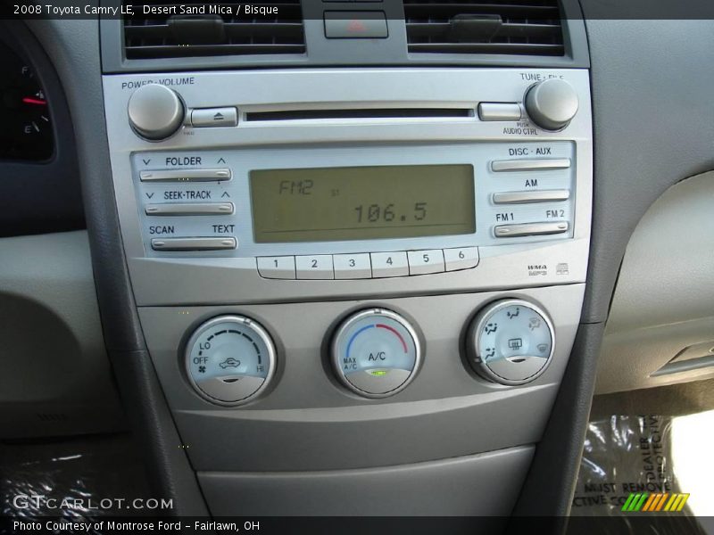 Desert Sand Mica / Bisque 2008 Toyota Camry LE