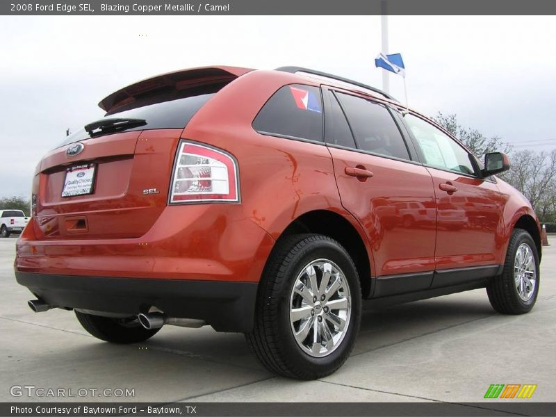 Blazing Copper Metallic / Camel 2008 Ford Edge SEL