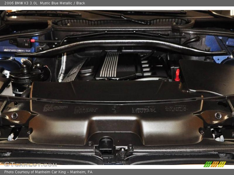 Mystic Blue Metallic / Black 2006 BMW X3 3.0i