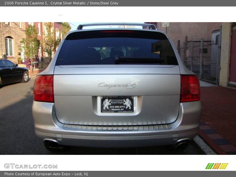 Crystal Silver Metallic / Stone/Steel Grey 2006 Porsche Cayenne S