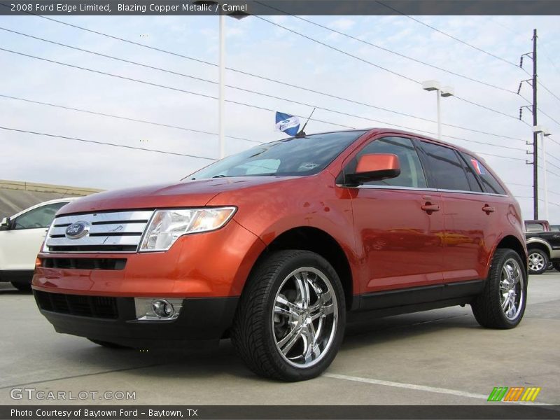 Blazing Copper Metallic / Camel 2008 Ford Edge Limited
