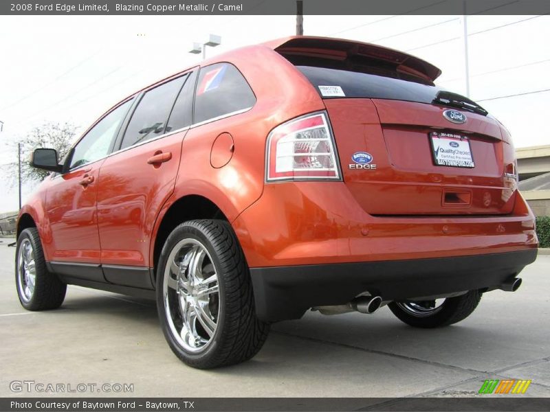 Blazing Copper Metallic / Camel 2008 Ford Edge Limited
