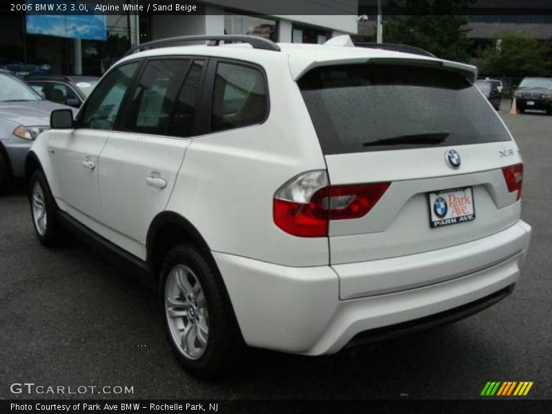 Alpine White / Sand Beige 2006 BMW X3 3.0i