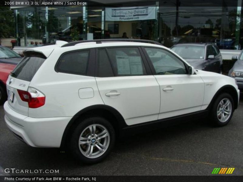 Alpine White / Sand Beige 2006 BMW X3 3.0i