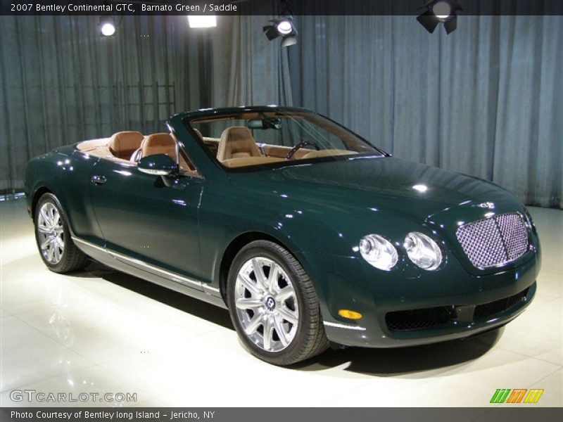 Barnato Green / Saddle 2007 Bentley Continental GTC