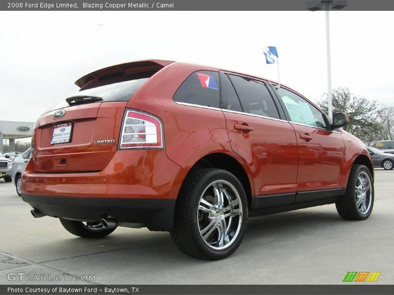 Blazing Copper Metallic / Camel 2008 Ford Edge Limited