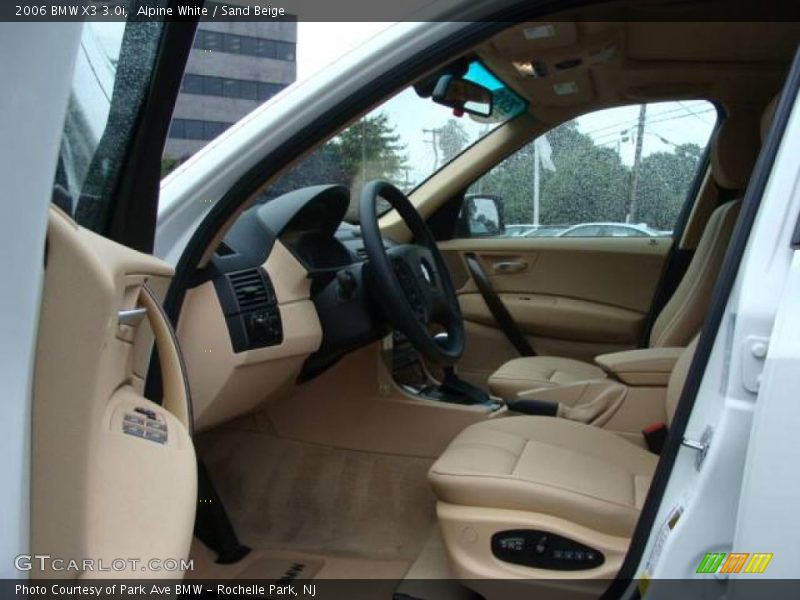 Alpine White / Sand Beige 2006 BMW X3 3.0i