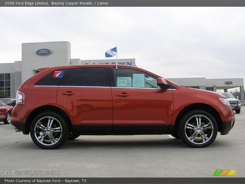 Blazing Copper Metallic / Camel 2008 Ford Edge Limited