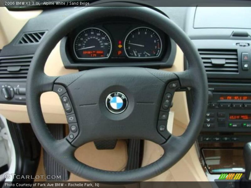 Alpine White / Sand Beige 2006 BMW X3 3.0i