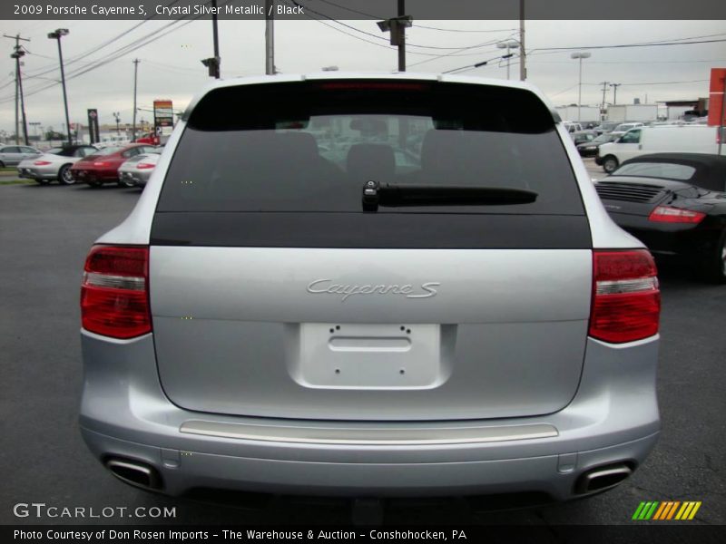Crystal Silver Metallic / Black 2009 Porsche Cayenne S