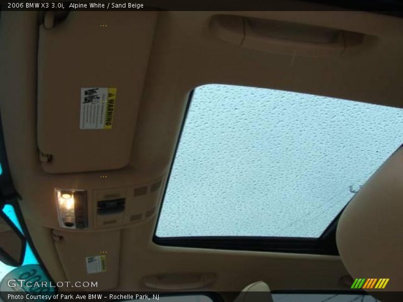 Alpine White / Sand Beige 2006 BMW X3 3.0i
