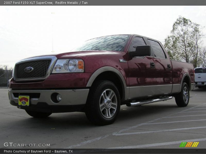 Redfire Metallic / Tan 2007 Ford F150 XLT SuperCrew