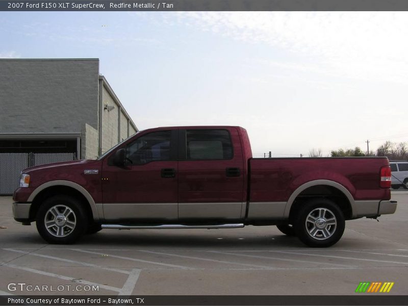 Redfire Metallic / Tan 2007 Ford F150 XLT SuperCrew