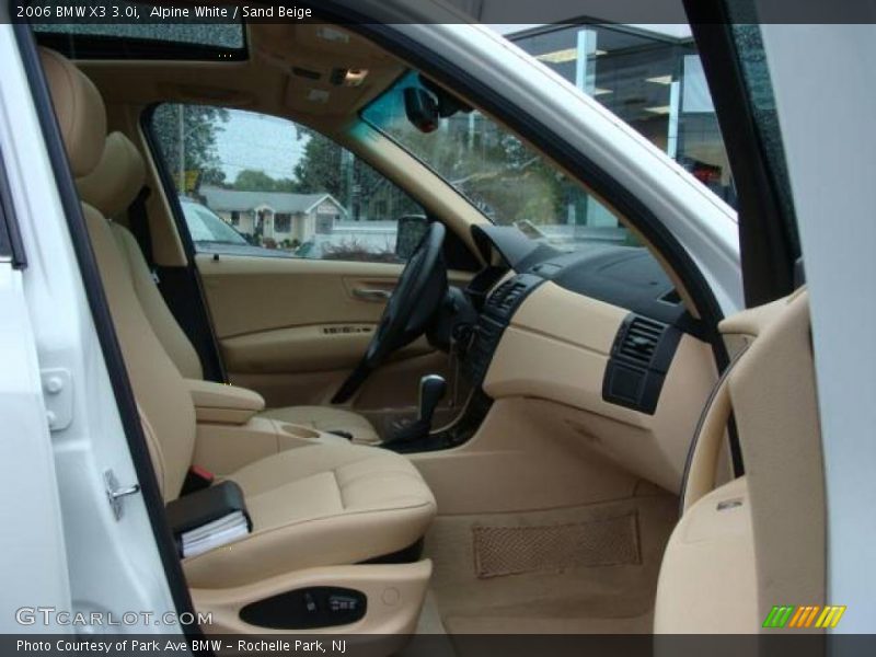 Alpine White / Sand Beige 2006 BMW X3 3.0i