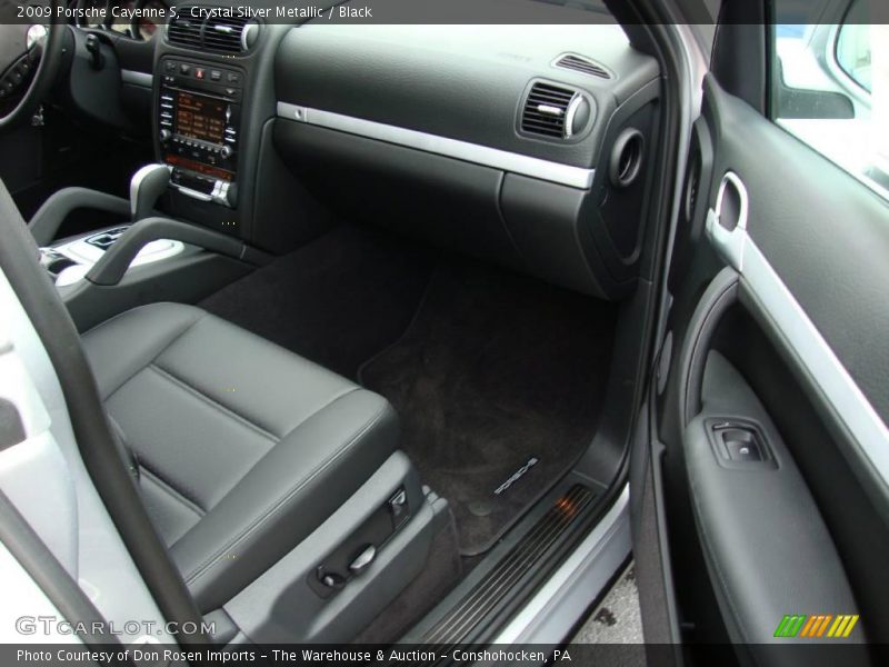Crystal Silver Metallic / Black 2009 Porsche Cayenne S