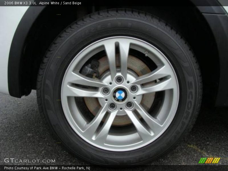 Alpine White / Sand Beige 2006 BMW X3 3.0i