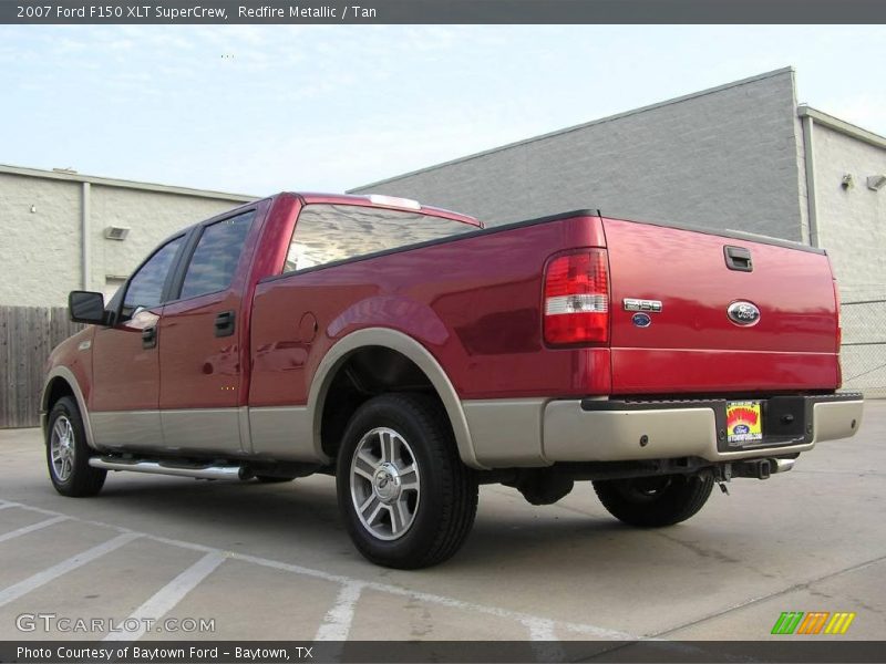 Redfire Metallic / Tan 2007 Ford F150 XLT SuperCrew