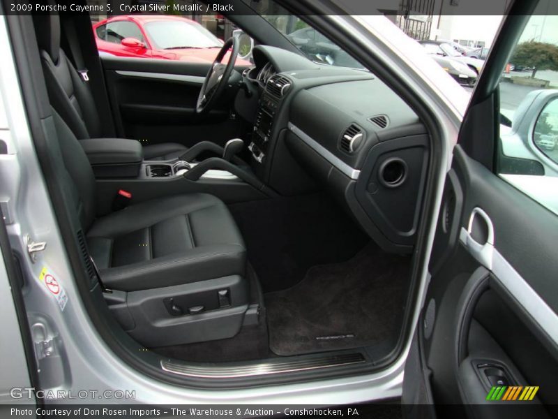 Crystal Silver Metallic / Black 2009 Porsche Cayenne S