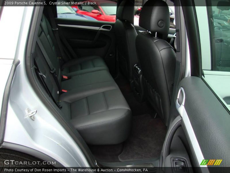 Crystal Silver Metallic / Black 2009 Porsche Cayenne S