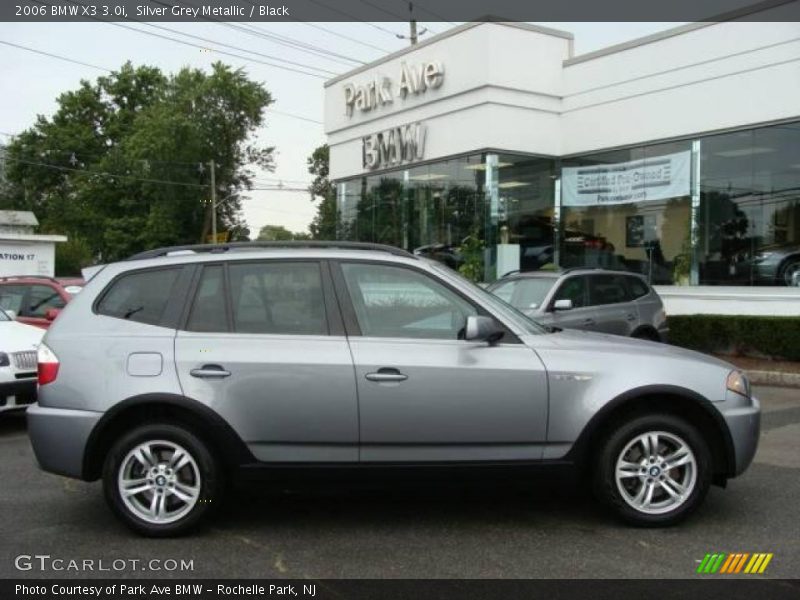 Silver Grey Metallic / Black 2006 BMW X3 3.0i
