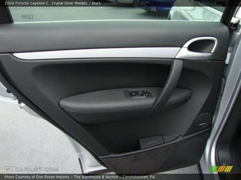 Crystal Silver Metallic / Black 2009 Porsche Cayenne S