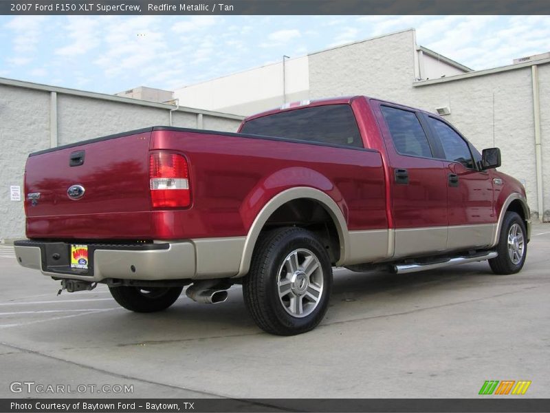 Redfire Metallic / Tan 2007 Ford F150 XLT SuperCrew