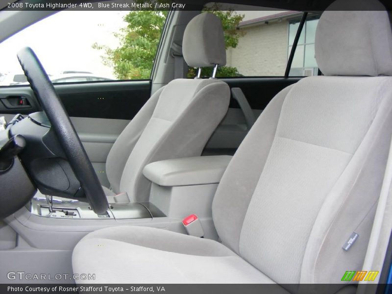 Blue Streak Metallic / Ash Gray 2008 Toyota Highlander 4WD