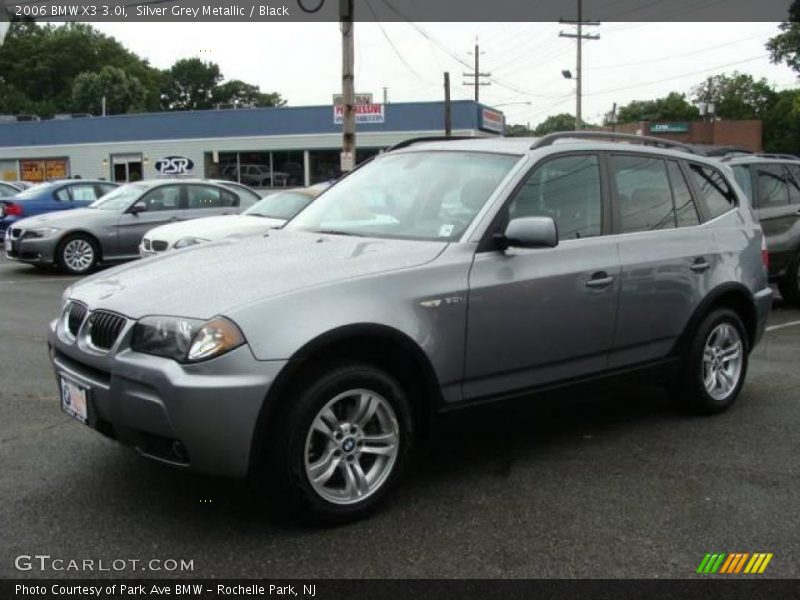 Silver Grey Metallic / Black 2006 BMW X3 3.0i