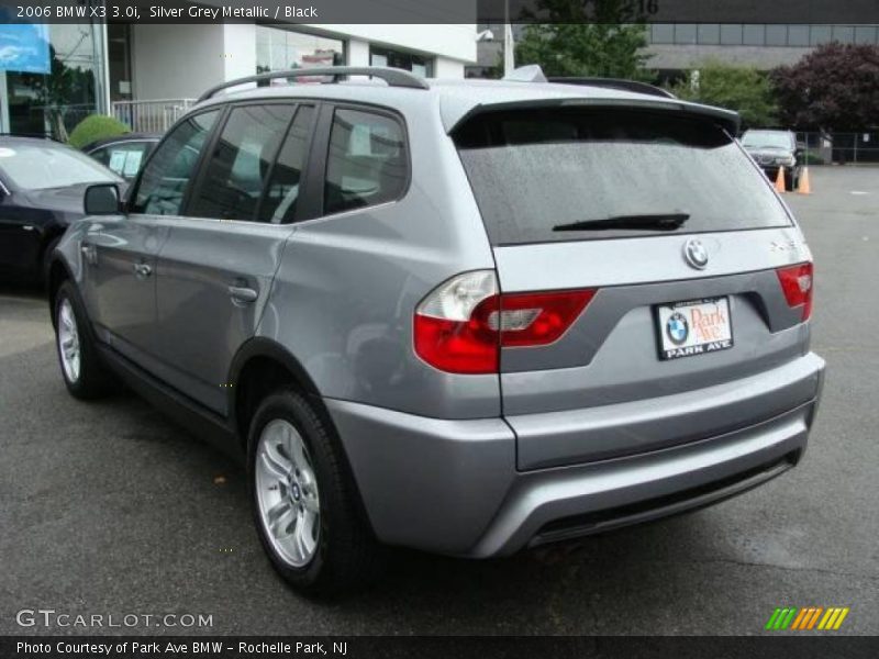 Silver Grey Metallic / Black 2006 BMW X3 3.0i