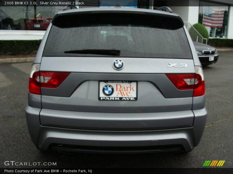 Silver Grey Metallic / Black 2006 BMW X3 3.0i
