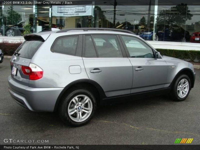 Silver Grey Metallic / Black 2006 BMW X3 3.0i