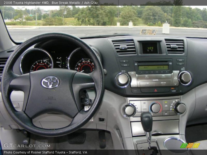 Blue Streak Metallic / Ash Gray 2008 Toyota Highlander 4WD
