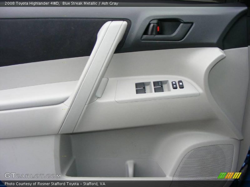 Blue Streak Metallic / Ash Gray 2008 Toyota Highlander 4WD