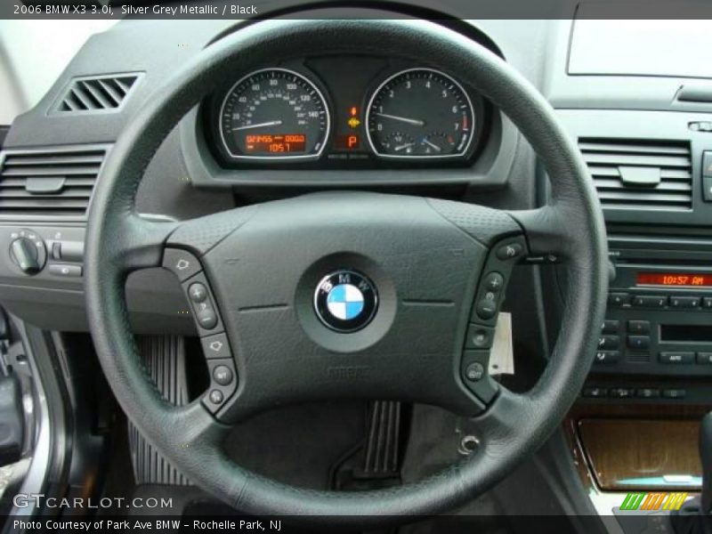Silver Grey Metallic / Black 2006 BMW X3 3.0i