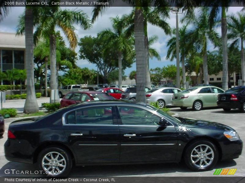 Carbon Black Metallic / Titanium 2008 Buick Lucerne CXL