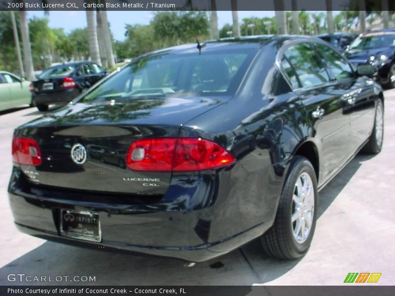 Carbon Black Metallic / Titanium 2008 Buick Lucerne CXL