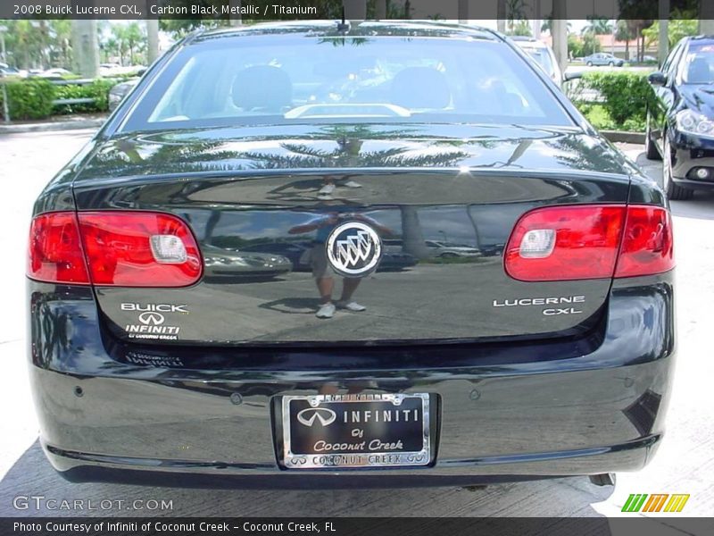 Carbon Black Metallic / Titanium 2008 Buick Lucerne CXL