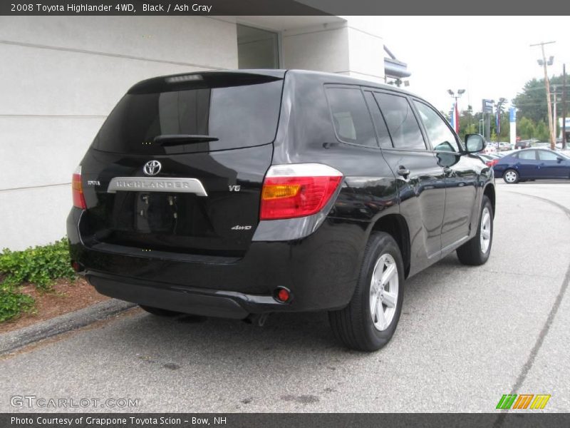 Black / Ash Gray 2008 Toyota Highlander 4WD