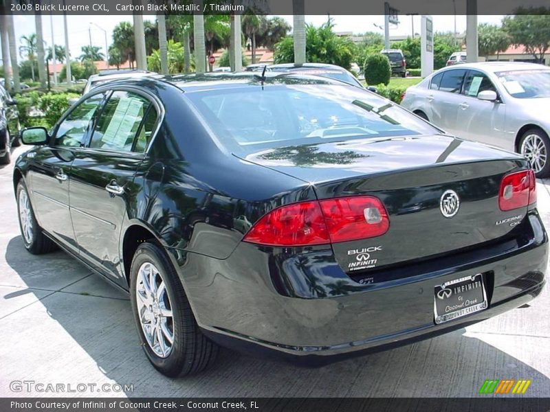 Carbon Black Metallic / Titanium 2008 Buick Lucerne CXL
