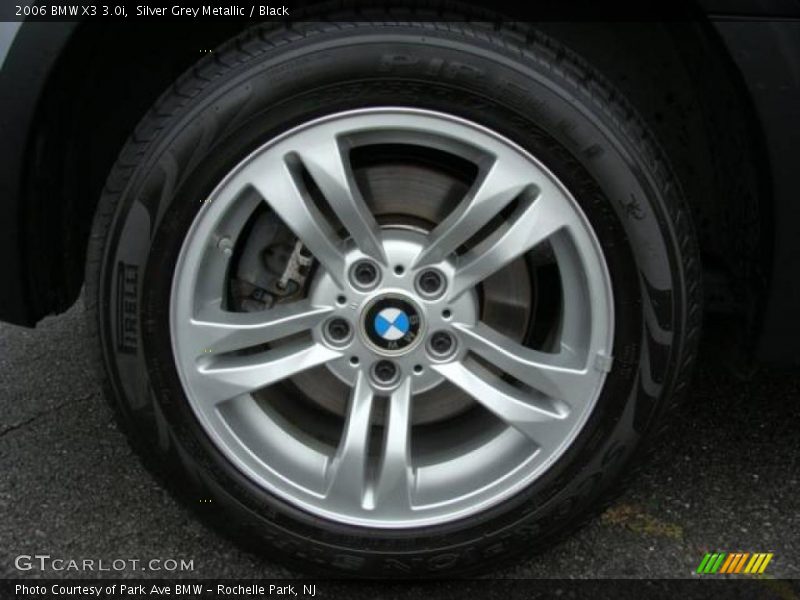 Silver Grey Metallic / Black 2006 BMW X3 3.0i